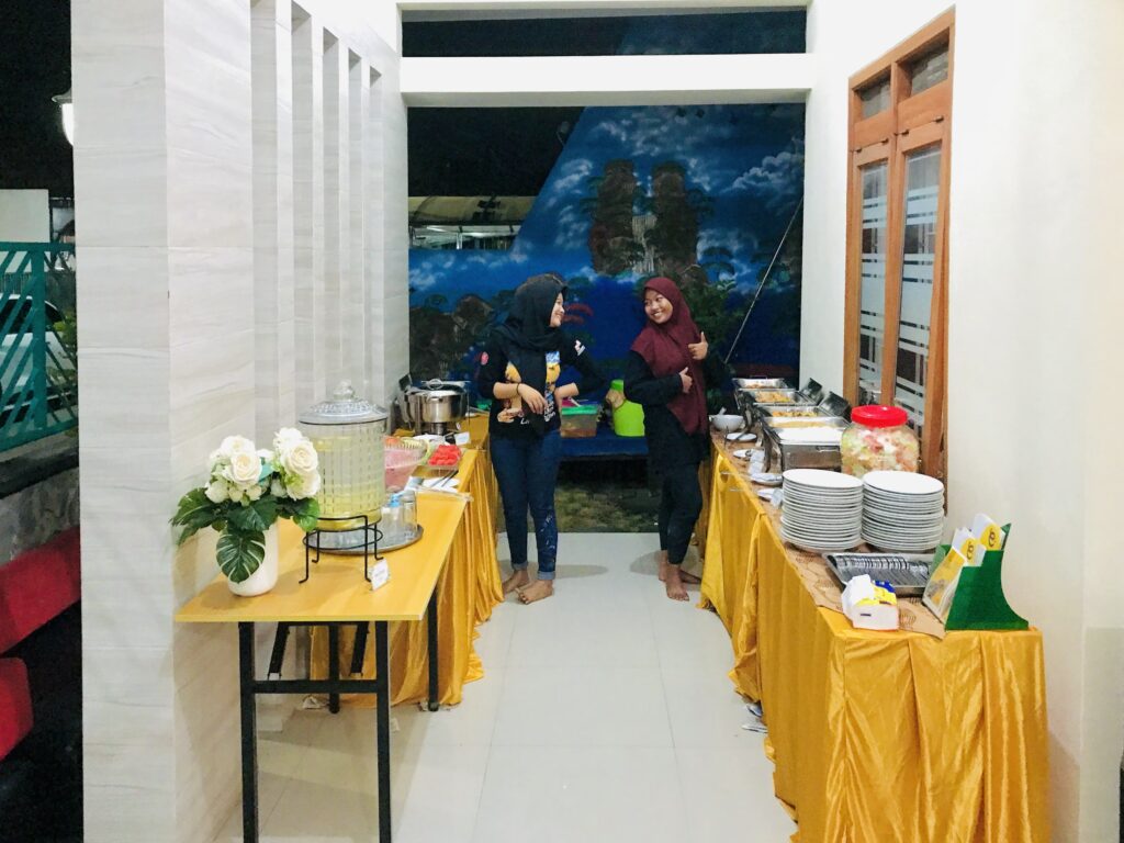Paket Prasmanan saat acara keluarga salah satu Pelanggan