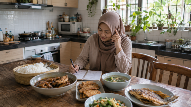 Ide menu makan siang keluarga untuk seminggu dengan masakan rumahan